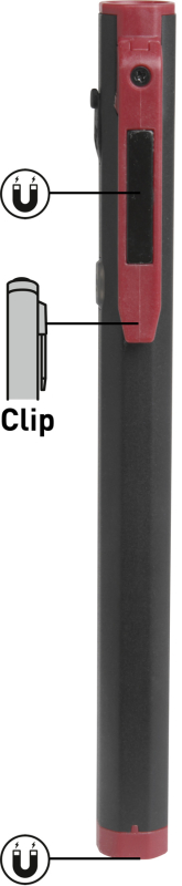 LED Stiftlampe COB 300 wiederaufladbar